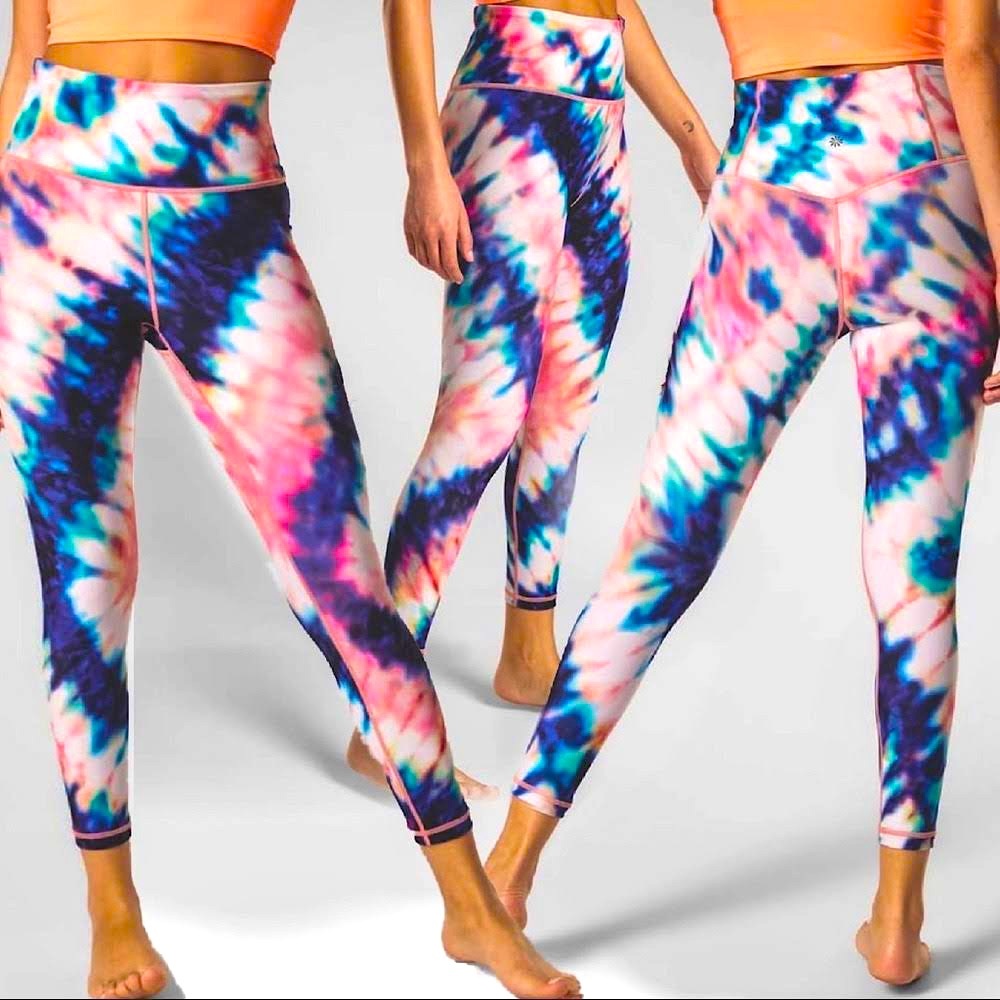 Athleta Elevation Tie Dye 7/8 Legging